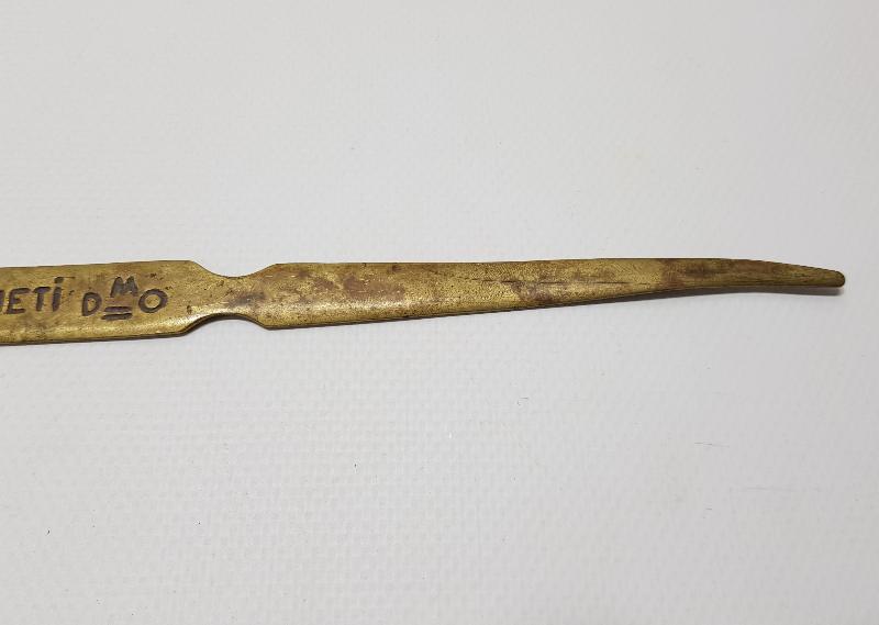 TC HÜKÜMETİ DMO KARAKALFA YAZILI MEKTUP ZARFI AÇACAĞI