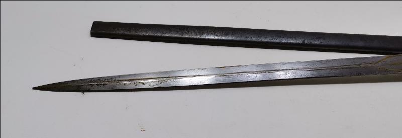 1. DÜNYA SAVAŞI DÖNEMİ OSMANLICA ALLAH BİZİMLE YAZILI TOPÇU KILICI