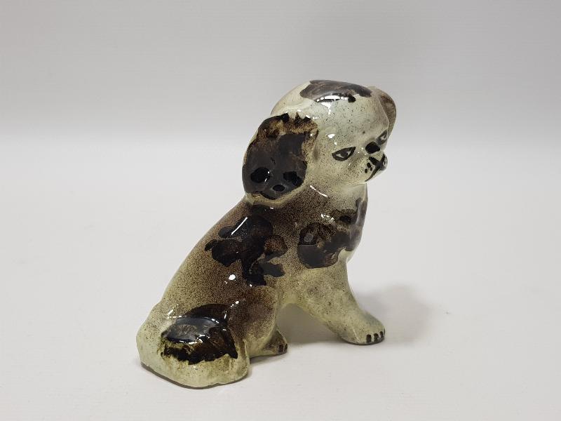 ANTİKA KÜTAHYA PORSELEN KÖPEK BİBLOSU