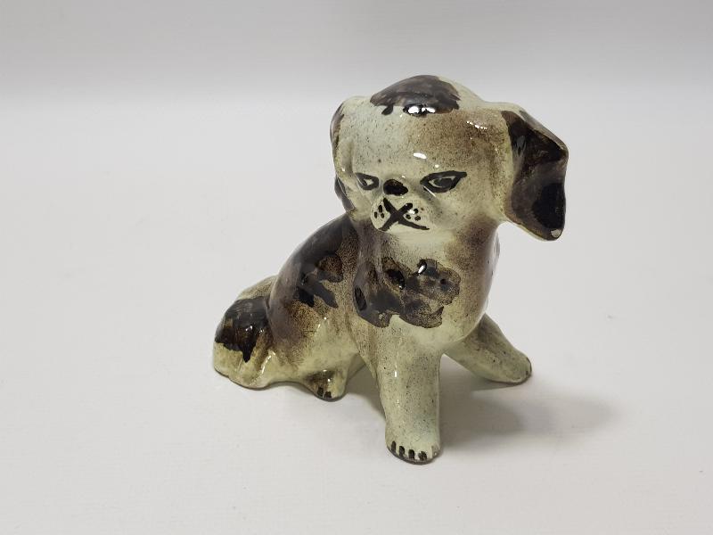 ANTİKA KÜTAHYA PORSELEN KÖPEK BİBLOSU