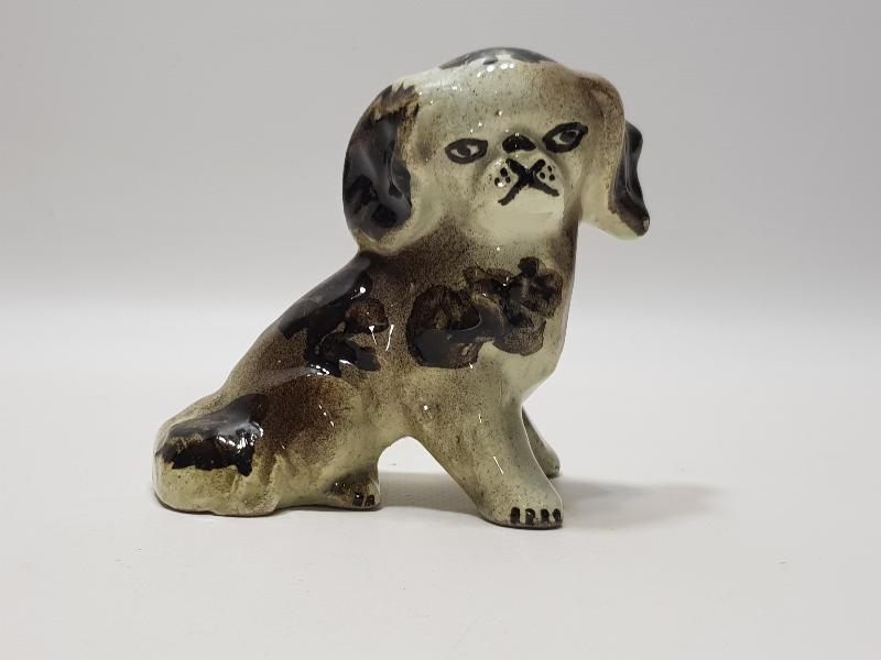 ANTİKA KÜTAHYA PORSELEN KÖPEK BİBLOSU