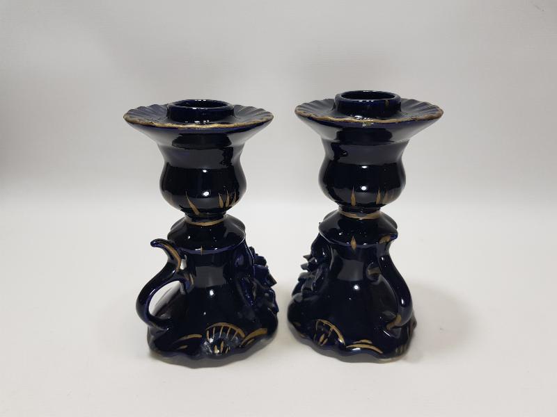 BİR ÇİFT ANTİKA CAPODIMONTE MUMLUK