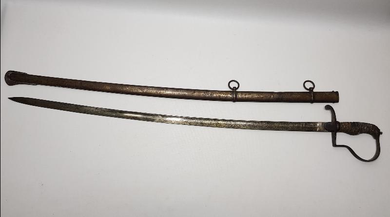 İGUANA DERİSİ SAPLI OSMANLI PAŞA KILICI