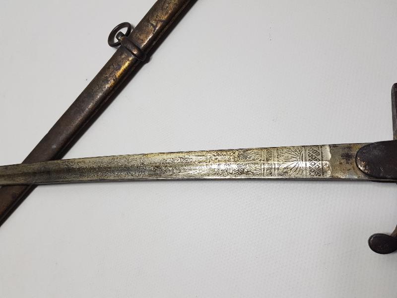 İGUANA DERİSİ SAPLI OSMANLI PAŞA KILICI