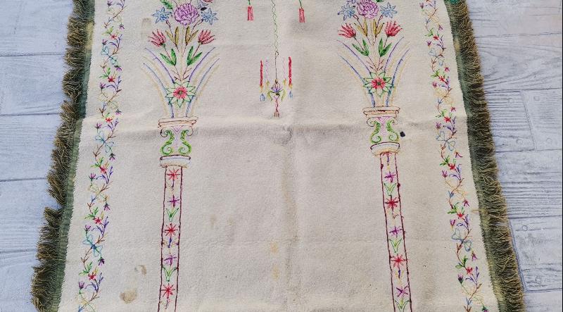 OSMANLI DÖNEMİ TEKKE İŞİ ÇOK NADİR DERVİŞ SECCADESİ