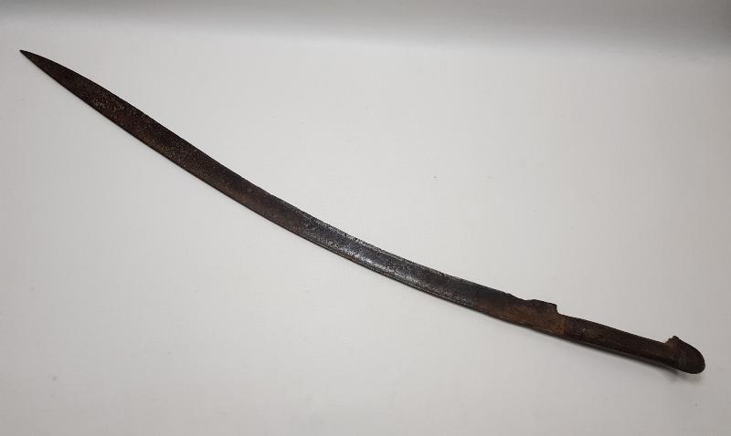 OSMANLI DÖNEMİ ÜZERİ YAZILI YENİÇERİ YATAĞAN KILICI