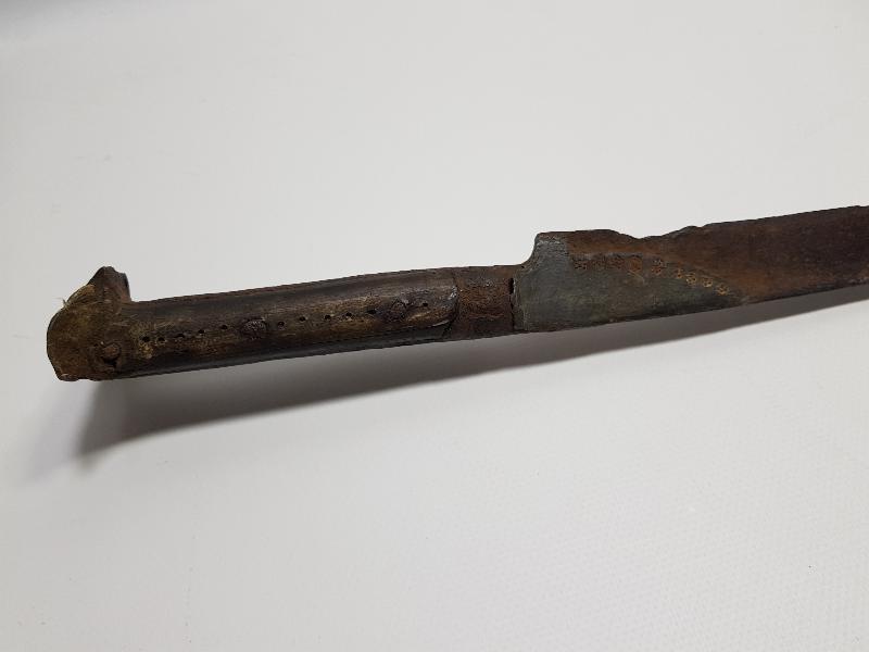 OSMANLI DÖNEMİ ÜZERİ YAZILI YENİÇERİ YATAĞAN KILICI