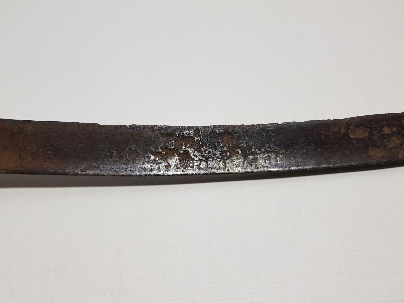 OSMANLI DÖNEMİ ÜZERİ YAZILI YENİÇERİ YATAĞAN KILICI