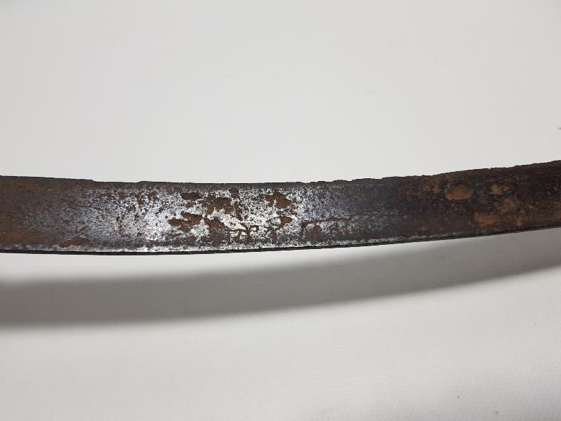 OSMANLI DÖNEMİ ÜZERİ YAZILI YENİÇERİ YATAĞAN KILICI