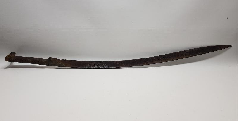 OSMANLI DÖNEMİ ÜZERİ YAZILI YENİÇERİ YATAĞAN KILICI