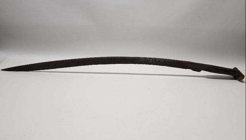 OSMANLI DÖNEMİ ÜZERİ YAZILI YENİÇERİ YATAĞAN KILICI