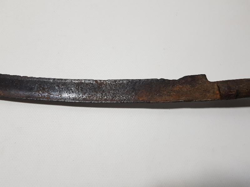 OSMANLI DÖNEMİ ÜZERİ YAZILI YENİÇERİ YATAĞAN KILICI