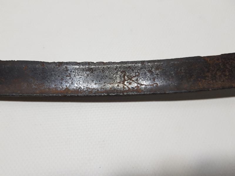 OSMANLI DÖNEMİ ÜZERİ YAZILI YENİÇERİ YATAĞAN KILICI