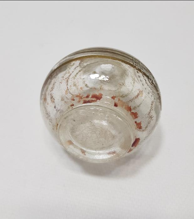 OSMANLI TUĞRALI CAM KOLONYA ŞİŞESİ