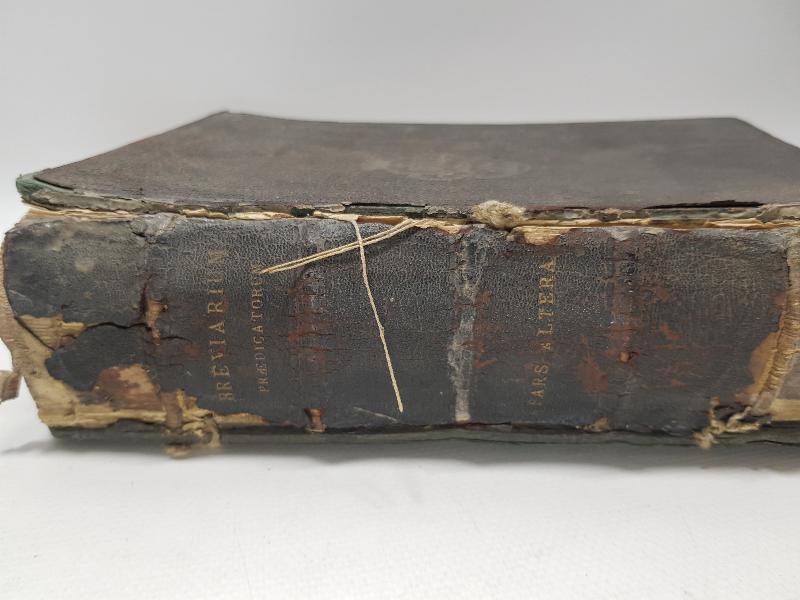 1844 TARİHLİ ÇOK NADİR HIRİSTİYAN DİNİ KİTAP: BREVIARIUM PRAEDICATORUM