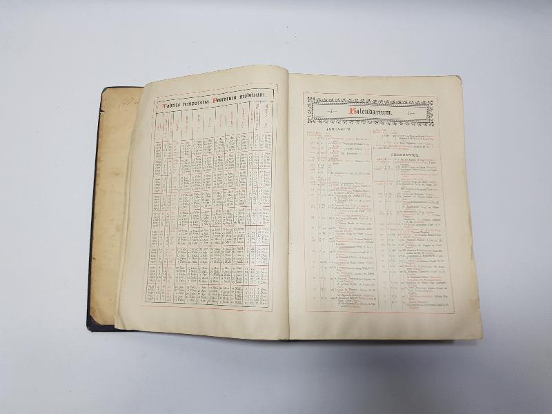 1844 TARİHLİ ÇOK NADİR HIRİSTİYAN DİNİ KİTAP: BREVIARIUM PRAEDICATORUM