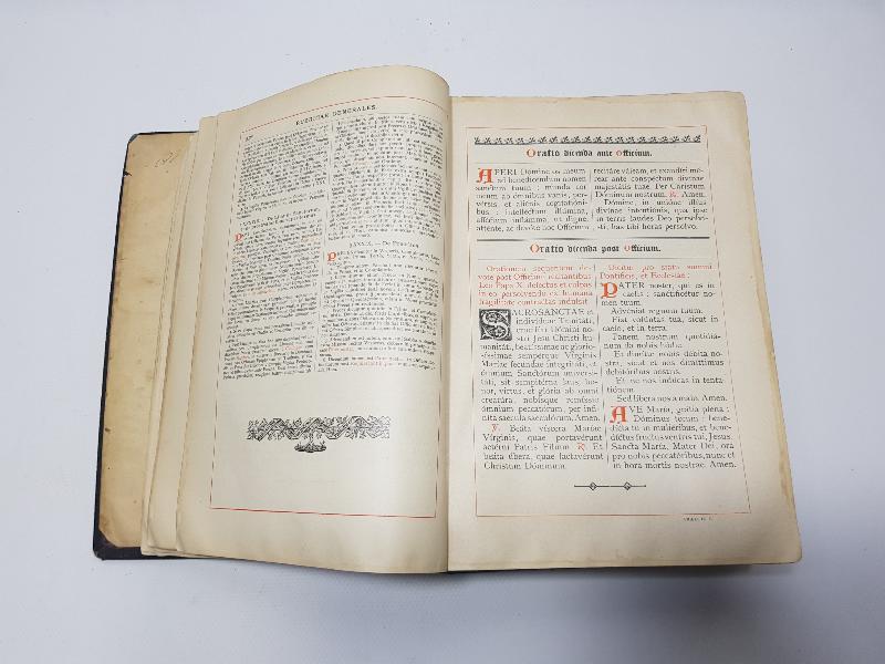 1844 TARİHLİ ÇOK NADİR HIRİSTİYAN DİNİ KİTAP: BREVIARIUM PRAEDICATORUM