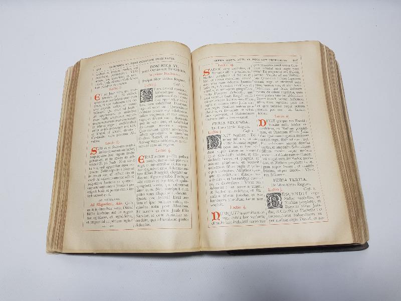 1844 TARİHLİ ÇOK NADİR HIRİSTİYAN DİNİ KİTAP: BREVIARIUM PRAEDICATORUM