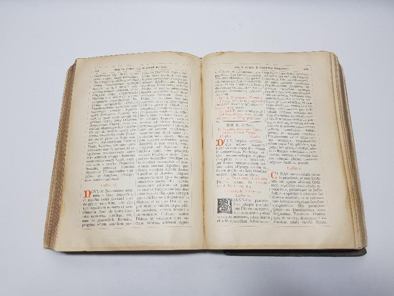 1844 TARİHLİ ÇOK NADİR HIRİSTİYAN DİNİ KİTAP: BREVIARIUM PRAEDICATORUM