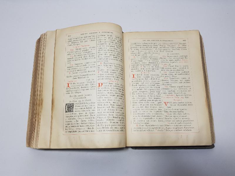 1844 TARİHLİ ÇOK NADİR HIRİSTİYAN DİNİ KİTAP: BREVIARIUM PRAEDICATORUM