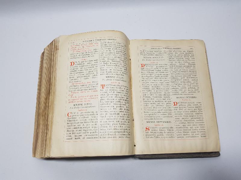 1844 TARİHLİ ÇOK NADİR HIRİSTİYAN DİNİ KİTAP: BREVIARIUM PRAEDICATORUM