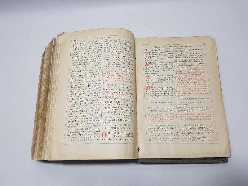 1844 TARİHLİ ÇOK NADİR HIRİSTİYAN DİNİ KİTAP: BREVIARIUM PRAEDICATORUM