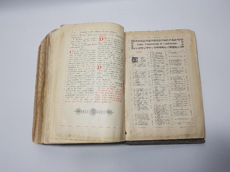 1844 TARİHLİ ÇOK NADİR HIRİSTİYAN DİNİ KİTAP: BREVIARIUM PRAEDICATORUM