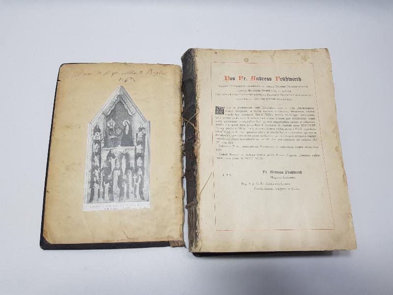 1844 TARİHLİ ÇOK NADİR HIRİSTİYAN DİNİ KİTAP: BREVIARIUM PRAEDICATORUM