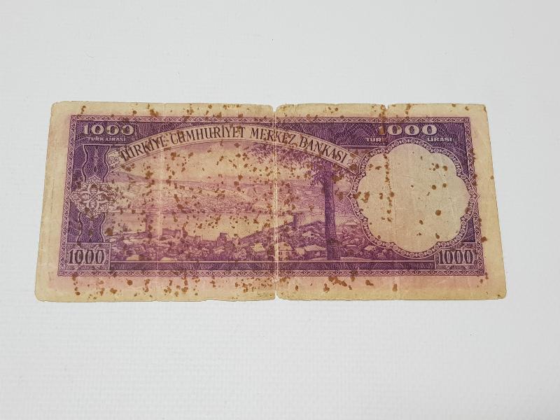 5. EMİSYON 1.000 LİRA - MOR BİNLİK - MOR BİN LİRA