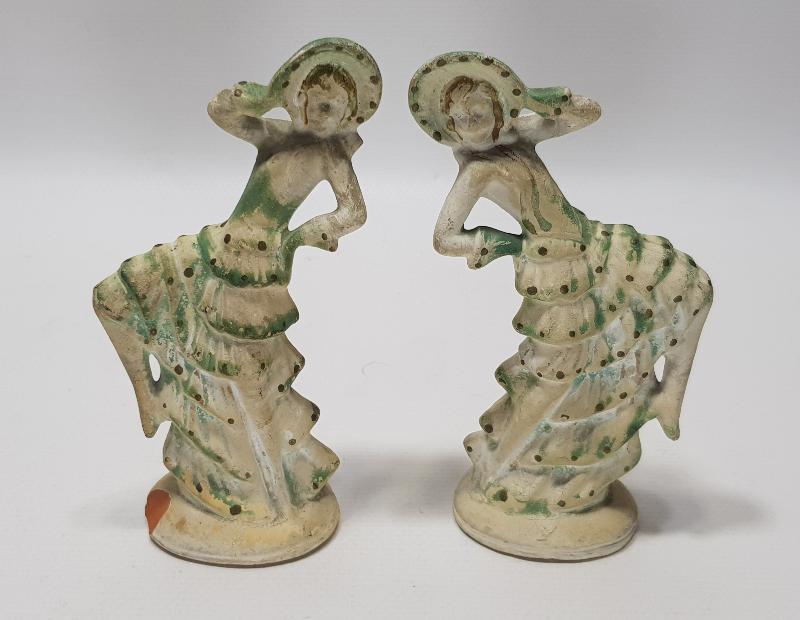 EYÜP İŞİ ANTİKA BİR ÇİFT DANSÖZ KADIN FİGÜRÜ