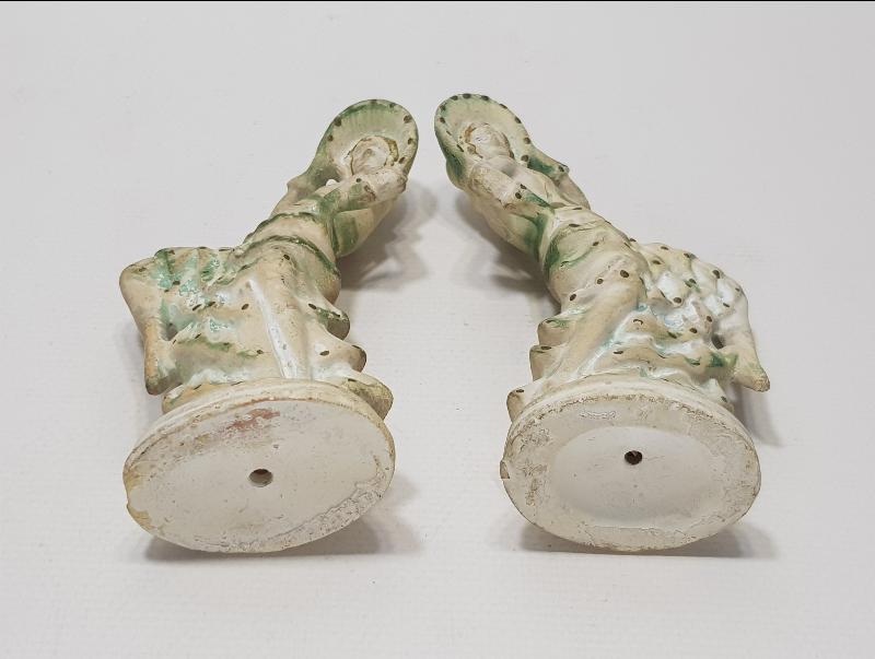 EYÜP İŞİ ANTİKA BİR ÇİFT DANSÖZ KADIN FİGÜRÜ