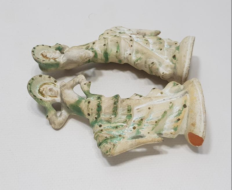 EYÜP İŞİ ANTİKA BİR ÇİFT DANSÖZ KADIN FİGÜRÜ