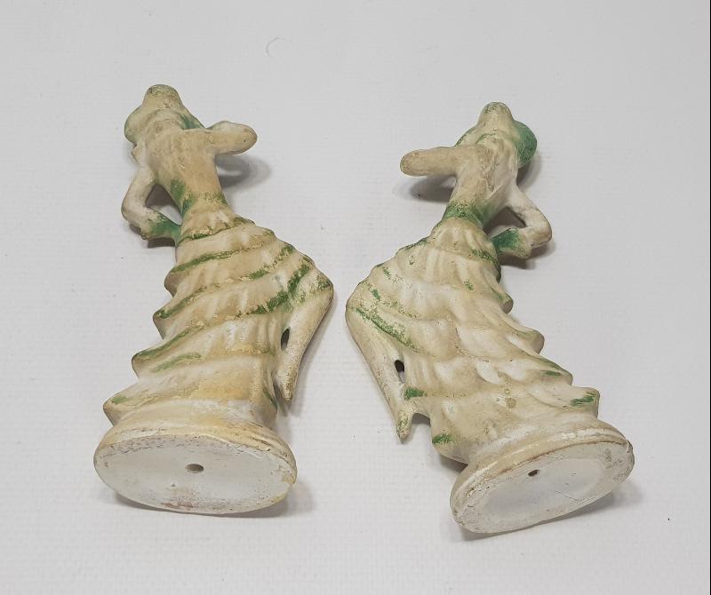 EYÜP İŞİ ANTİKA BİR ÇİFT DANSÖZ KADIN FİGÜRÜ