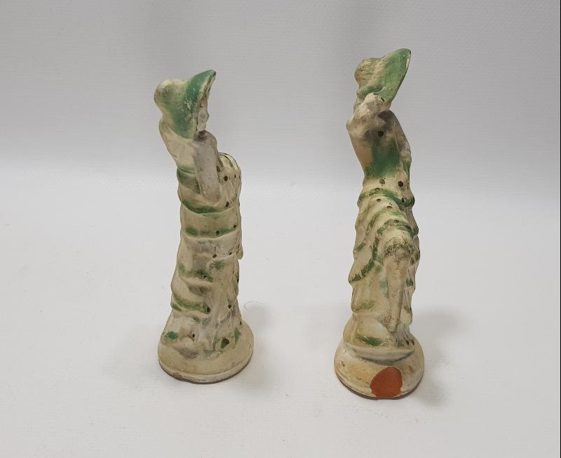 EYÜP İŞİ ANTİKA BİR ÇİFT DANSÖZ KADIN FİGÜRÜ