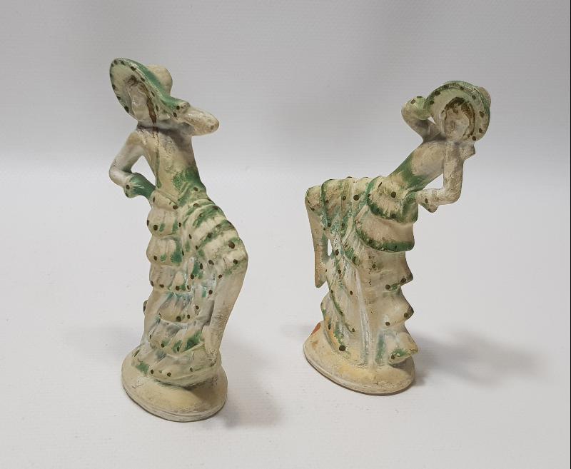 EYÜP İŞİ ANTİKA BİR ÇİFT DANSÖZ KADIN FİGÜRÜ