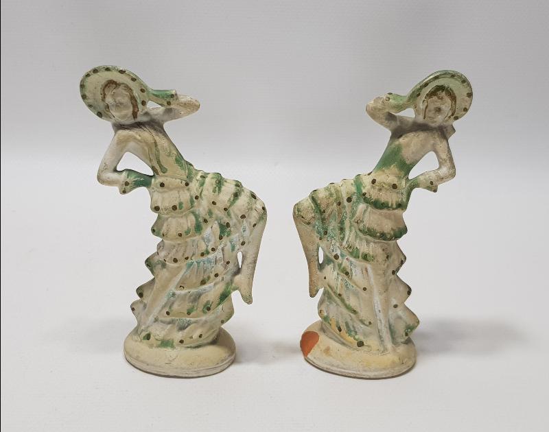 EYÜP İŞİ ANTİKA BİR ÇİFT DANSÖZ KADIN FİGÜRÜ