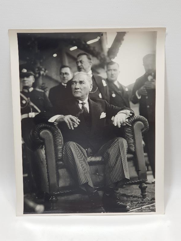 MUSTAFA KEMAL ATATÜRK ORJİNAL BÜYÜK BOY FOTOĞRAF