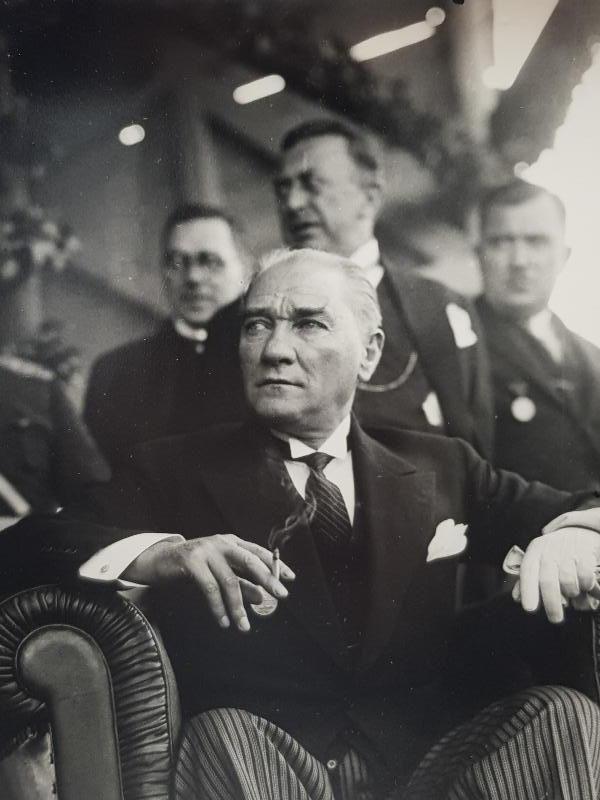 MUSTAFA KEMAL ATATÜRK ORJİNAL BÜYÜK BOY FOTOĞRAF