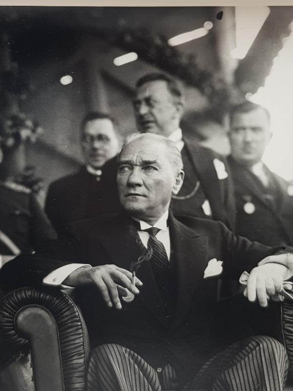 MUSTAFA KEMAL ATATÜRK ORJİNAL BÜYÜK BOY FOTOĞRAF