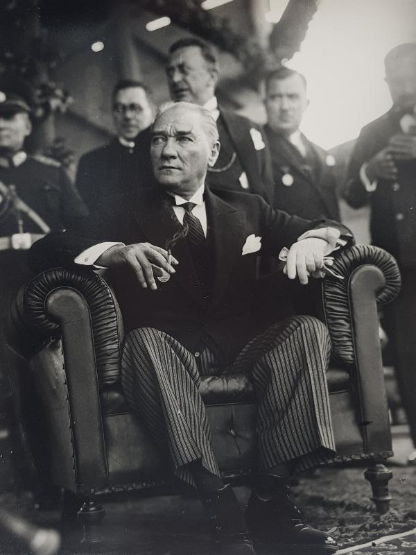 MUSTAFA KEMAL ATATÜRK ORJİNAL BÜYÜK BOY FOTOĞRAF