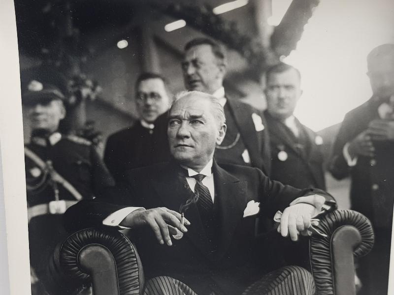 MUSTAFA KEMAL ATATÜRK ORJİNAL BÜYÜK BOY FOTOĞRAF