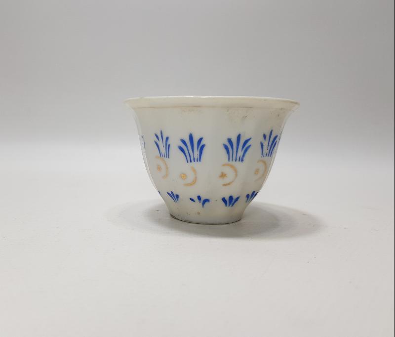 OSMANLI DÖNEMİ AY YILDIZLI PORSELEN KAHVE FİNCANI