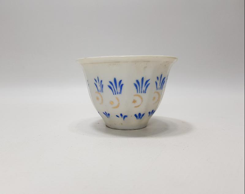 OSMANLI DÖNEMİ AY YILDIZLI PORSELEN KAHVE FİNCANI