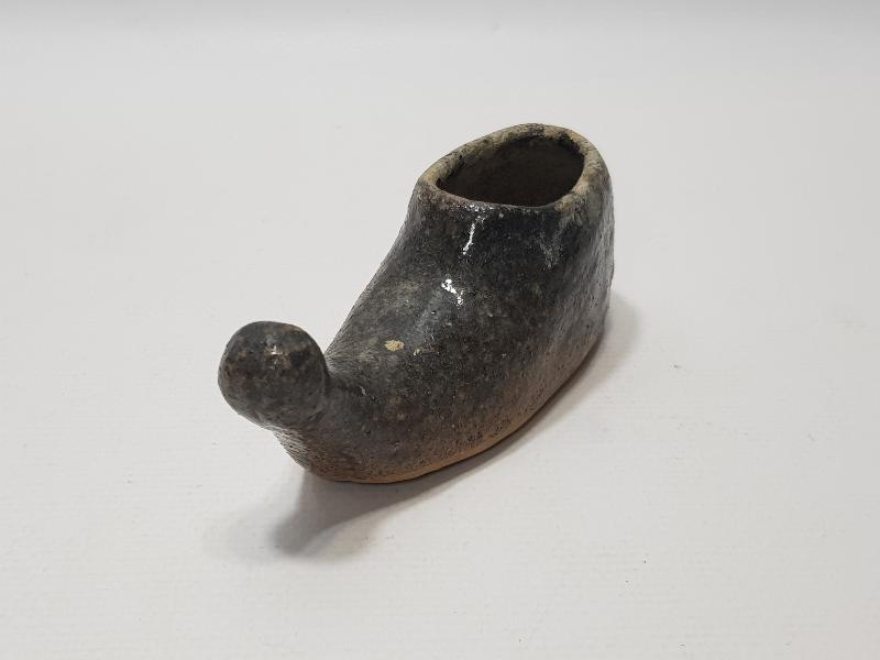 OSMANLI DÖNEMİ ÇANAKKALE İŞİ RUM PALİKARYA AYAKKABISI FORMLU HOKKA