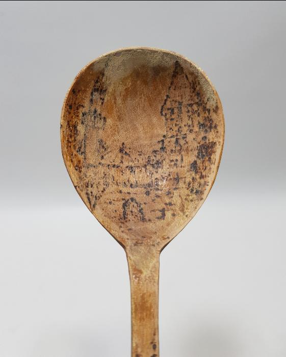 OSMANLI DÖNEMİ KONYA YAPIMI ÇOK NADİR TEKKE İŞİ AHŞAP KAŞIK