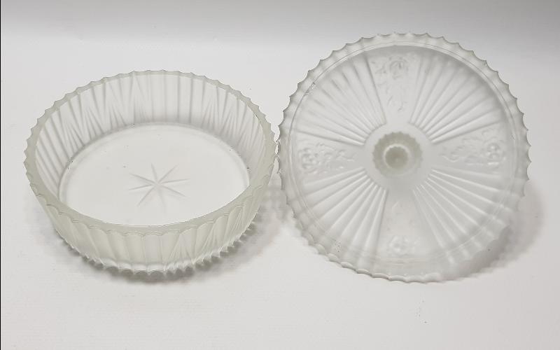 OSMANLI DÖNEMİ NADİR FORMDA KRİSTAL BONBONİYER