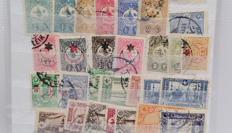 OSMANLI DÖNEMİ POSTA PULLARI LOTU