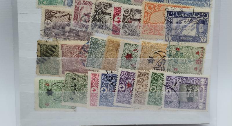 OSMANLI DÖNEMİ POSTA PULLARI LOTU