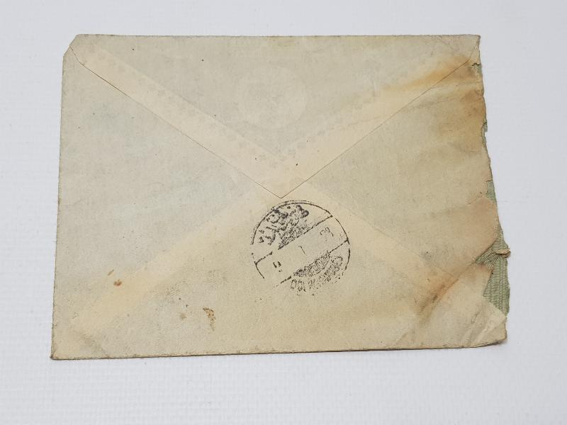 OSMANLI DÖNEMİ POSTADAN GEÇMİŞ, PULLU, BALIKESİR VE DURSUNBEY DAMGALI ZARF