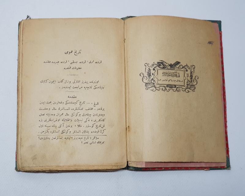 OSMANLICA KİTAP: TARİHİ UMUMİ 